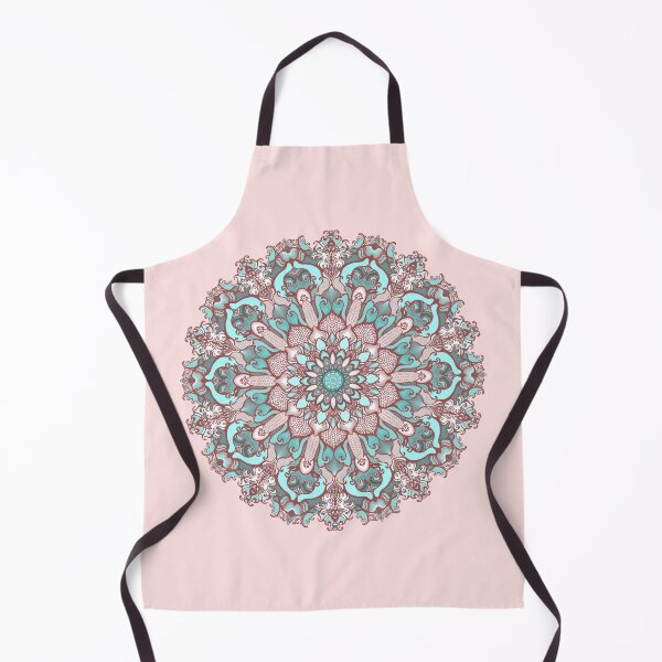 Item preview, mandala#31 on pink background designed and sold by MandalaFlowerArt.