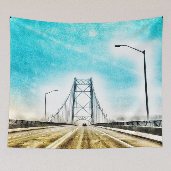 Item preview, Suspension Bridge Art designed and sold by DNiceGirl.