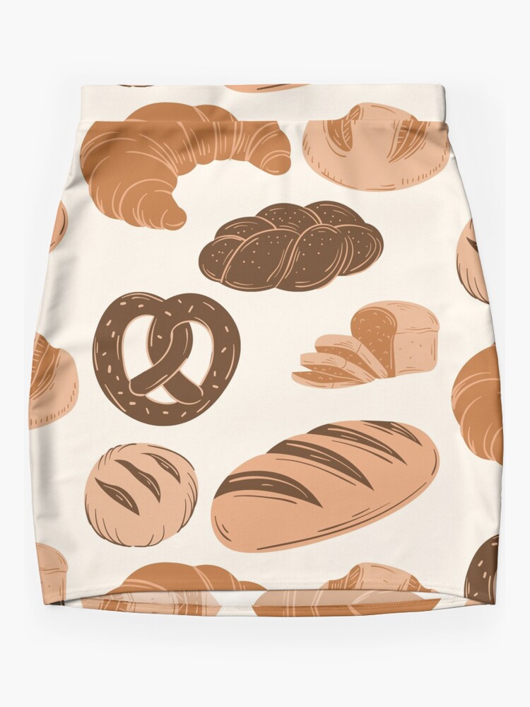 Discover Bread Lovers Mini Skirt