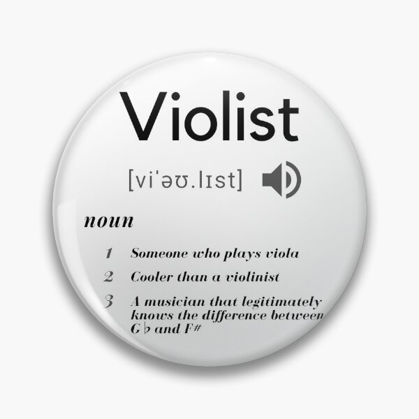 Item preview, Definition of a Violist designed and sold by Artistrator.