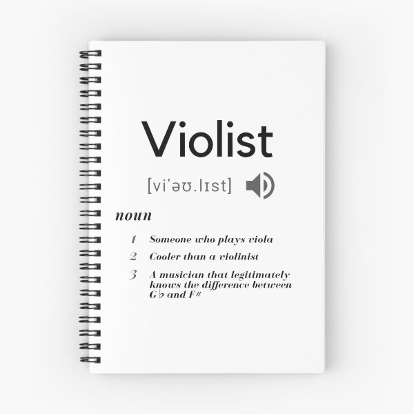 Item preview, Definition of a Violist designed and sold by Artistrator.