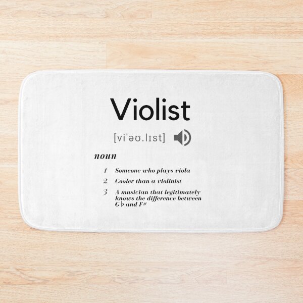 Item preview, Definition of a Violist designed and sold by Artistrator.