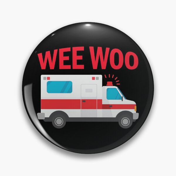 Item preview, Wee Woo First Responder Funny EMT Medical Ambulance Gear designed and sold by DynamicDesign.