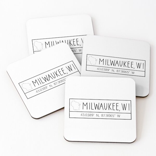 Item preview, Milwaukee Wisconsin Coordinates  designed and sold by Emily Designs.