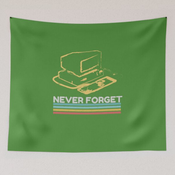 Item preview, NEVER FORGET - Computer Vintage Humour designed and sold by MyLifeStyleShop.