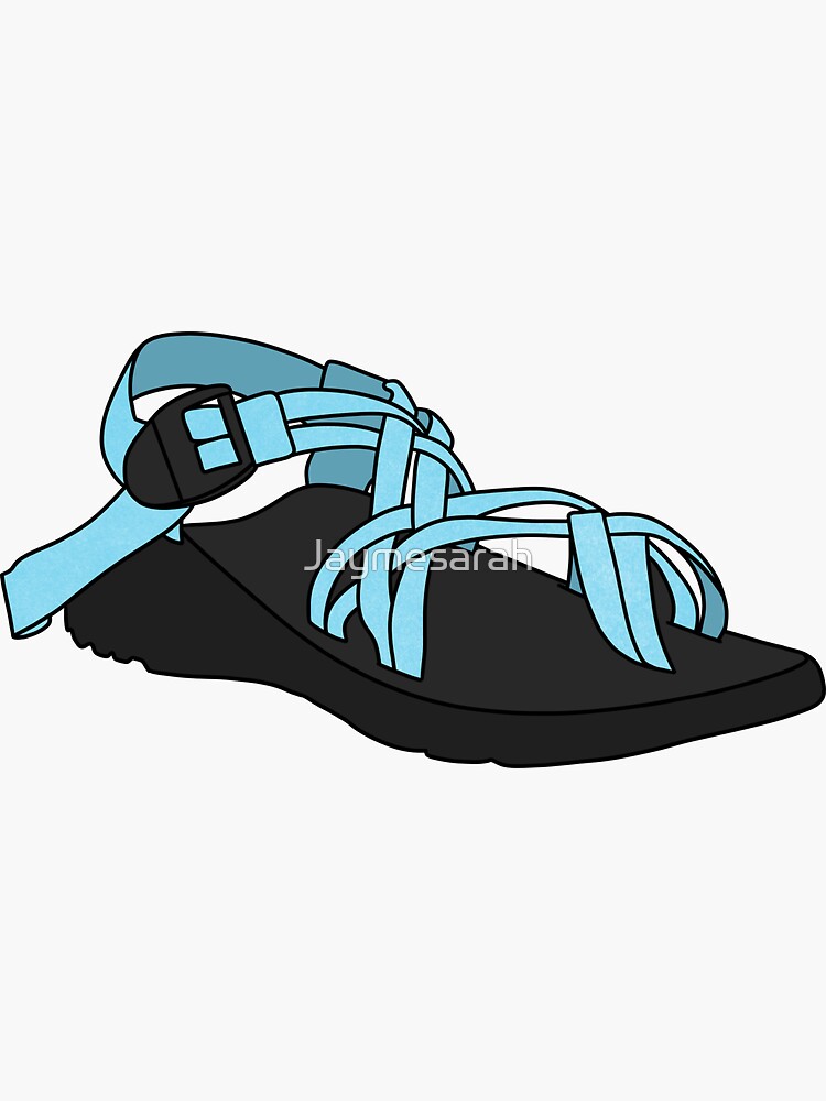 Blue teal Chaco Sticker