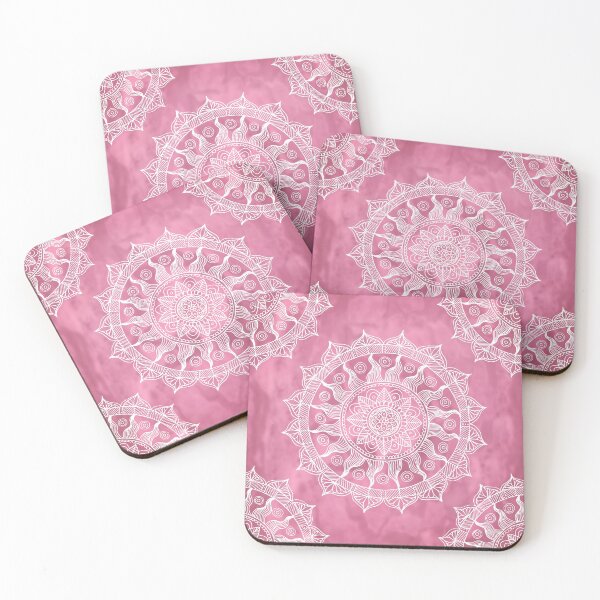 Item preview, Pink Boho Chic Mandala designed and sold by Julie Erin Designs.