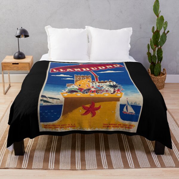 Artikelvorschau, Llanduno vintage travel poster entworfen und verkauft von stickart-marek.