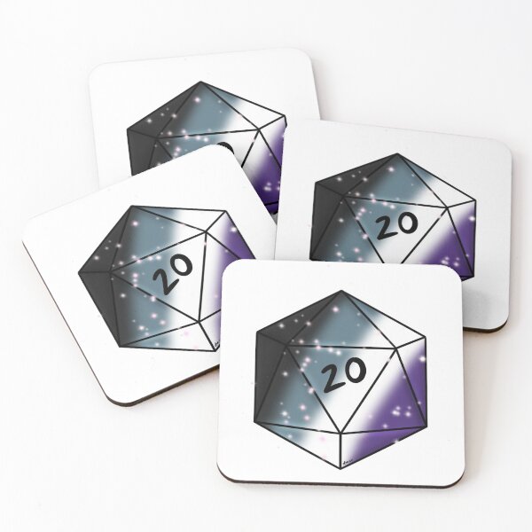 Item preview, Roll For Initiative - Bandera asexual designed and sold by leunamoon.