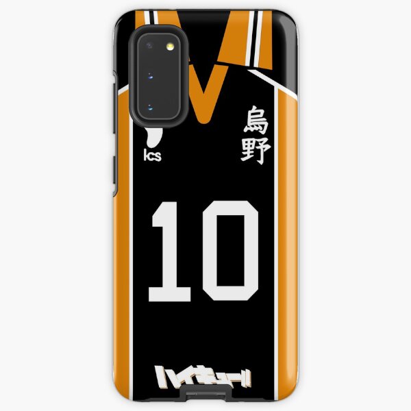 HAIKYUU!! SHOYO HINATA JERSEY PHONE CASE KARASUNO ANIME SAMSUNG GALAXY + IPHONE Samsung Galaxy Tough Case