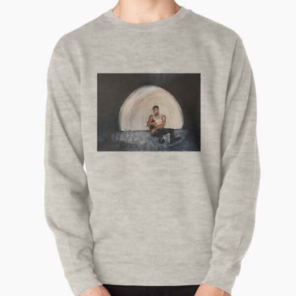 Giveon,album,take time,oil painting,small canvas,art,original,poster,fan art,cool,dope,wall decor,abstract,man,black,room,music,singer,soul Pullover Sweatshirt