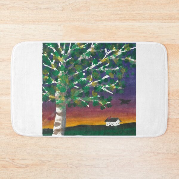 Item preview, Birch Tree at Dawn [Watercolor Paint] designed and sold by Nathaniel E. Dearing.