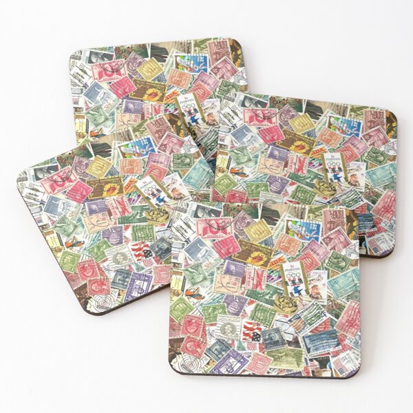 Item preview, Postage Stamp Collection Collage designed and sold by DigitalEffects.
