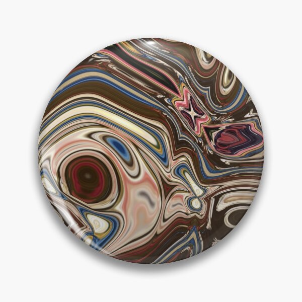 Artikelvorschau, Preppy schokoladenbrauner brauner Marmor wirbelt Mitte des Jahrhunderts modern entworfen und verkauft von LEILA ART SPACE.