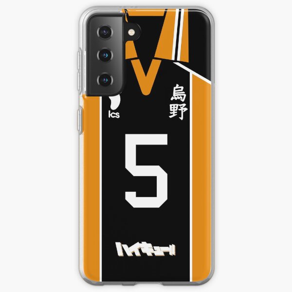 HAIKYUU!! TANAKA RYUUNOSUKE JERSEY PHONE CASE KARASUNO ANIME SAMSUNG GALAXY + IPHONE Samsung Galaxy Soft Case