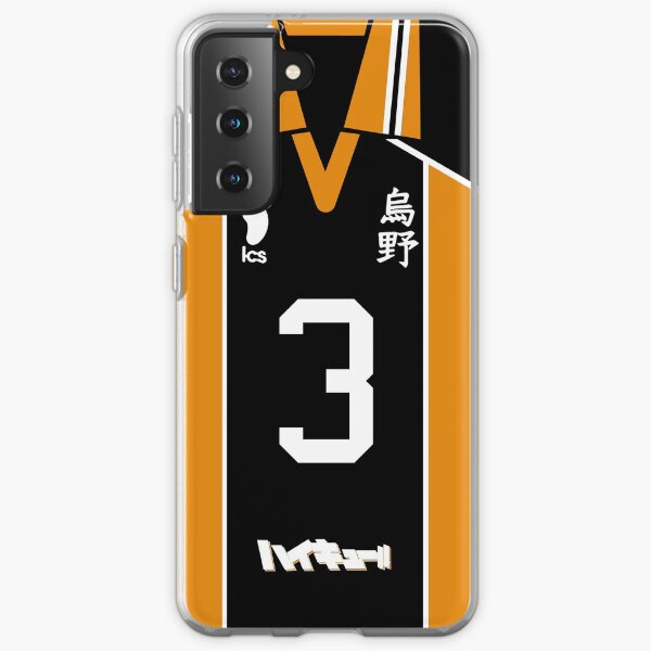 HAIKYUU !! ASAHI AZUMANE JERSEY TELEFON FALL KARASUNO ANIME SAMSUNG GALAXIE + IPHONE Samsung Galaxy Flexible Hülle