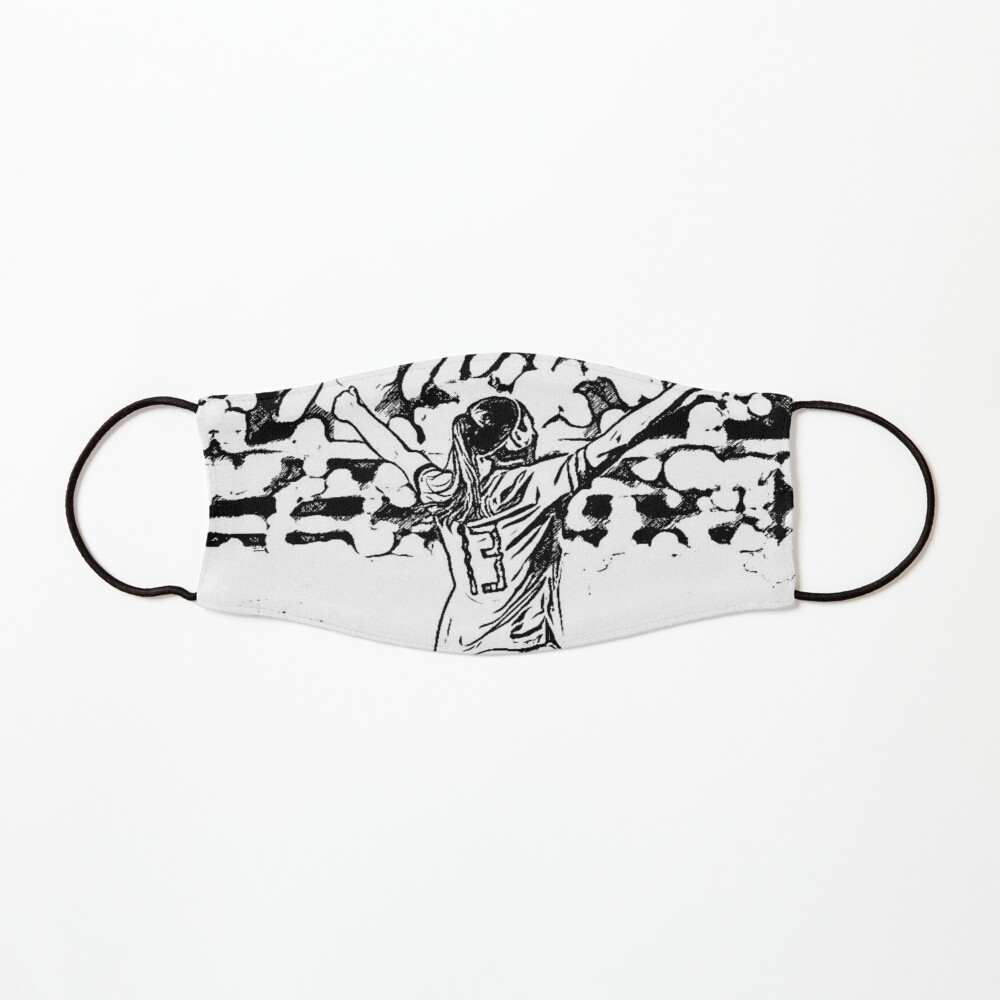 uswnt - Alex Morgan arms in the air celebration Mask