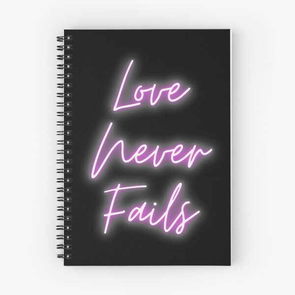 Item preview, Love Never Fails Pink Neon Lights designed and sold by BhARTi Taylor.
