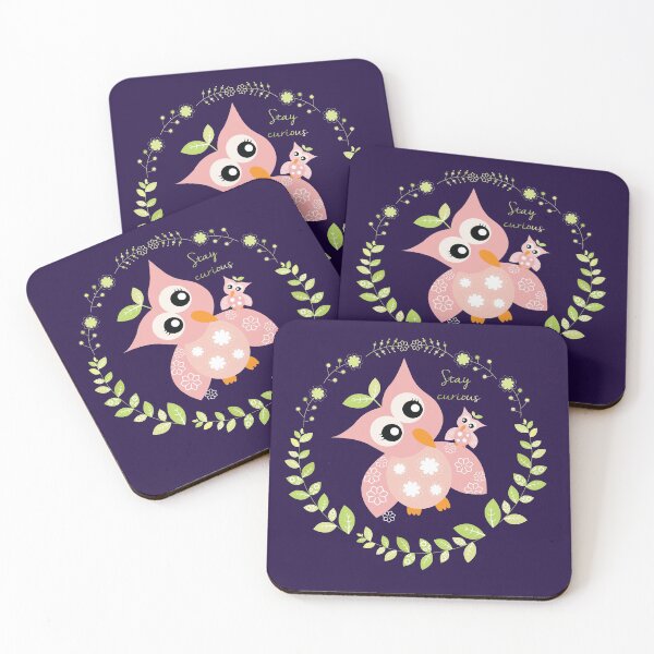 Item preview, Stay Curious Cute Little Owls designed and sold by sasumiworld.