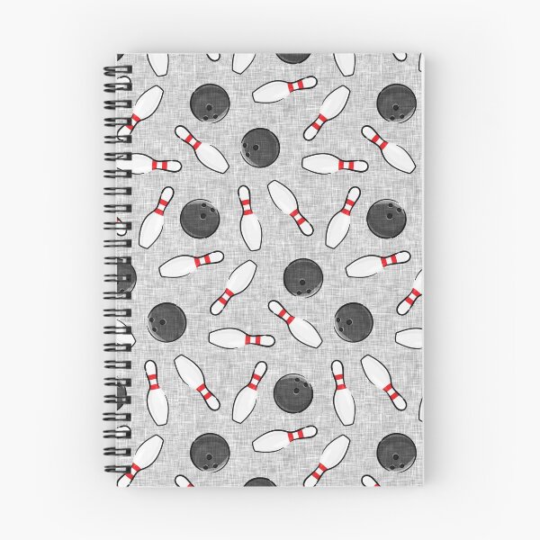 Item preview, bowling - bowling pins and bowling balls - grey designed and sold by littlearrow.