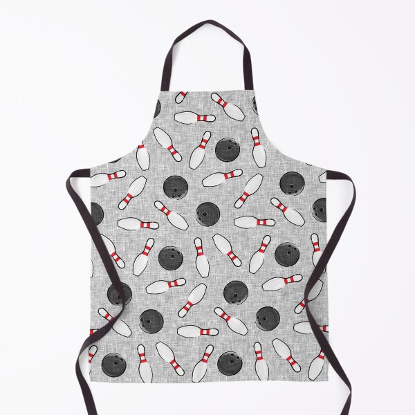 Item preview, bowling - bowling pins and bowling balls - grey designed and sold by littlearrow.
