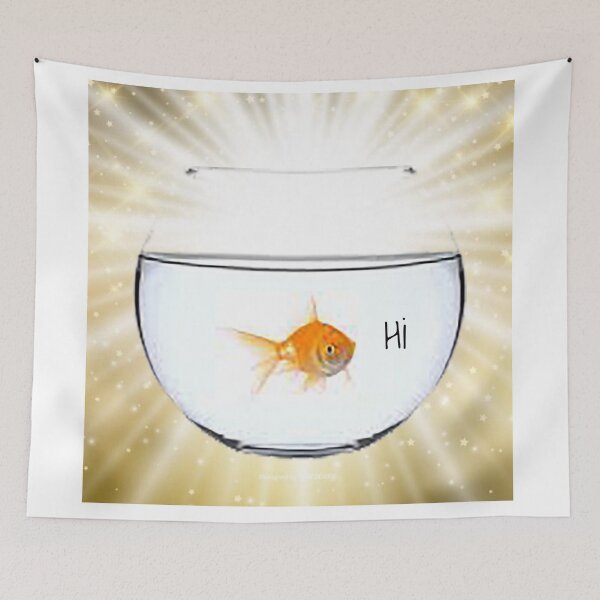 Item preview, hi fish designed and sold by The Poette.