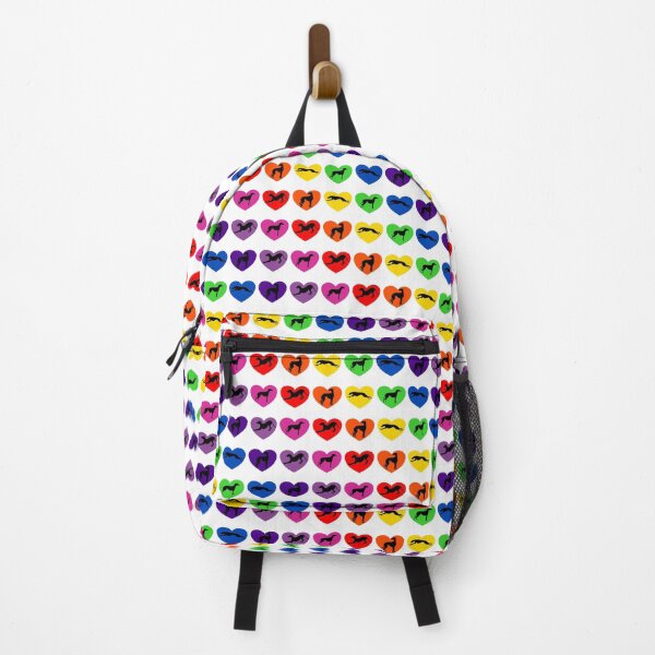 Item preview, Greyt Greyhounds in Rainbow Hearts designed and sold by GreytGraphicals.