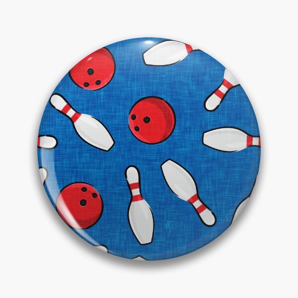 Item preview, bowling - bowling pins and bowling balls - blue designed and sold by littlearrow.