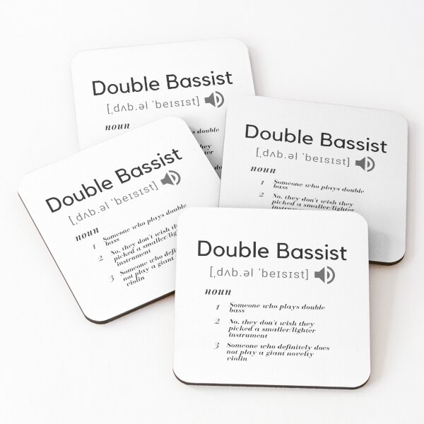 Item preview, Definition of a Double Bassist designed and sold by Artistrator.