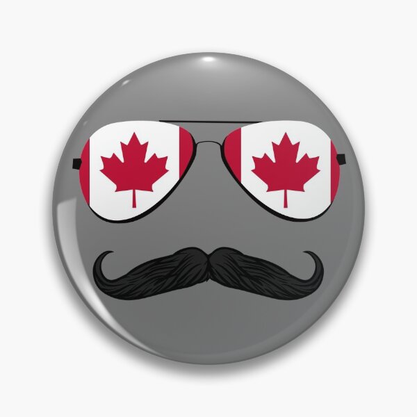 Item preview, Canada�Flag Aviator Sunglasses & Mustache Maple Leaf Lover Gear designed and sold by DynamicDesign.