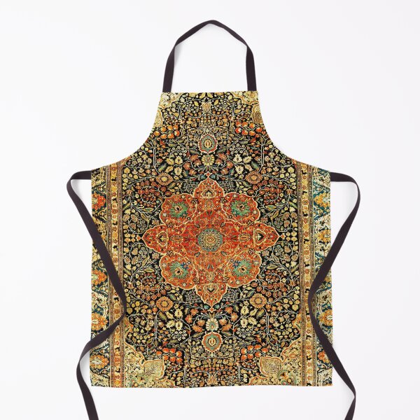 Item preview, Antique Persian Mohtashem Kashan Rug Print designed and sold by Vicky Brago-Mitchell®.