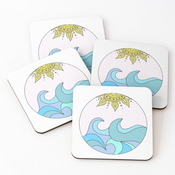 Item preview, Sea and sunset sunrise simple designed and sold by mollyhenrikson.