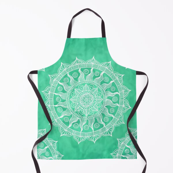 Item preview, Green Boho Chic Mandala designed and sold by Julie Erin Designs.