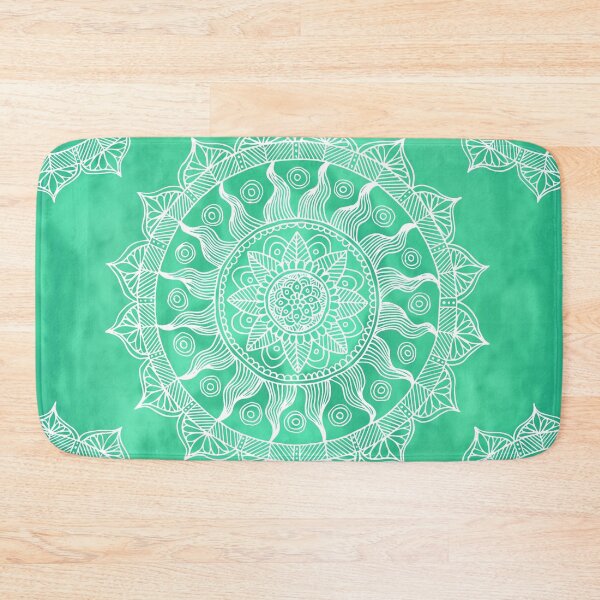 Item preview, Green Boho Chic Mandala designed and sold by Julie Erin Designs.