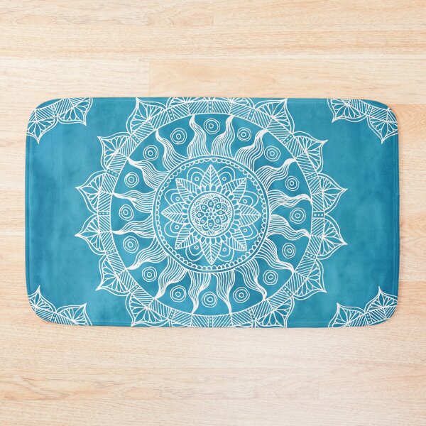 Item preview, Blue Boho Chic Mandala designed and sold by Julie Erin Designs.