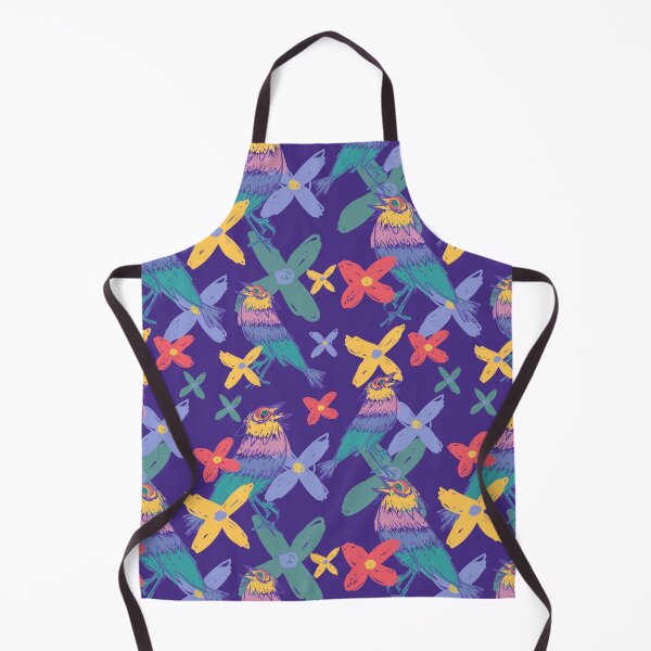 Item preview, Singing floral birds digital pencil painting pattern designed and sold by EarthyPlanty.