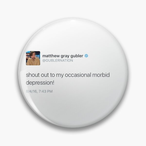 Item preview, Shoutout to my occasional morbid depression tweet sticker designed and sold by Demi Lara.