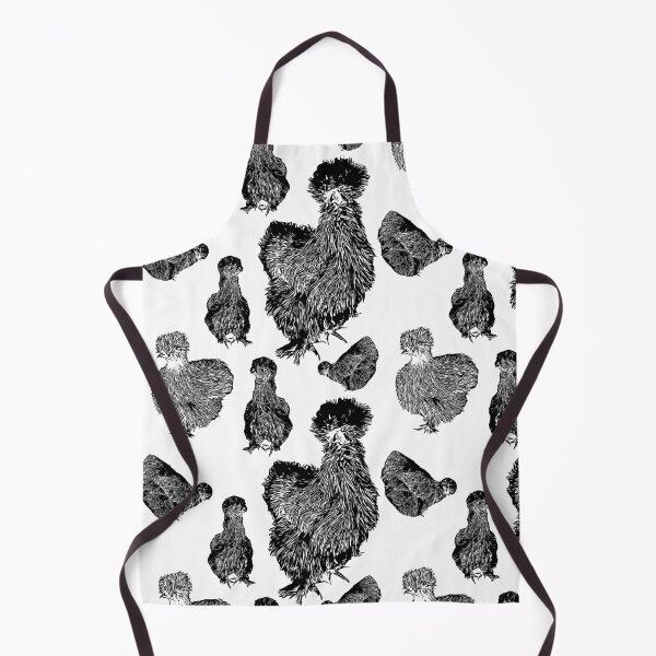 Item preview, Silkie Bantam Line Drawings designed and sold by StandoutSilkies.