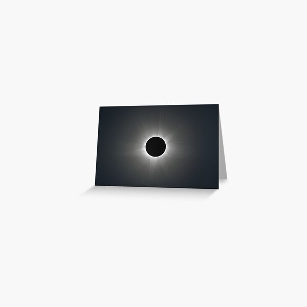 Solar Corona during Total Eclipse Greeting Card