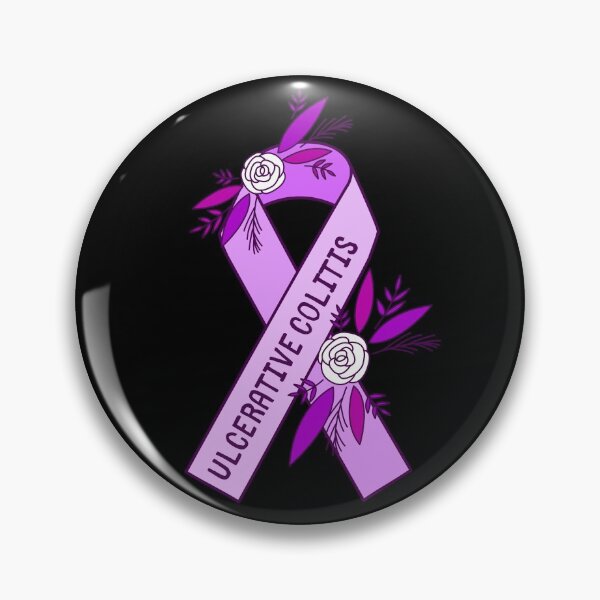 Item preview, Ulcerative Colitis Awareness Purple Ribbon designed and sold by lozo828.