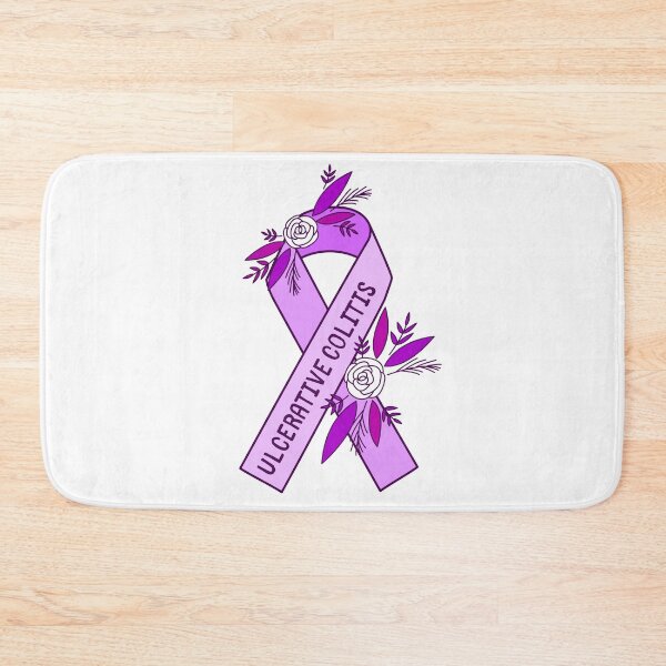 Item preview, Ulcerative Colitis Awareness Purple Ribbon designed and sold by lozo828.