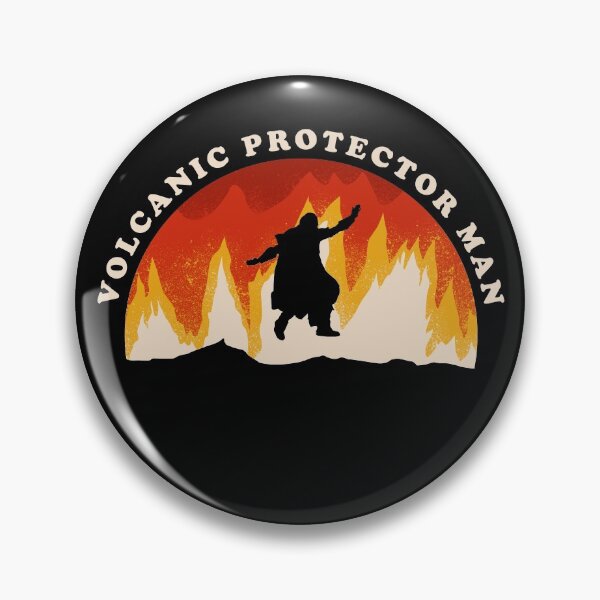 Item preview, Volcanic Protector Man ✅ - Fire Saga designed and sold by sachpica.