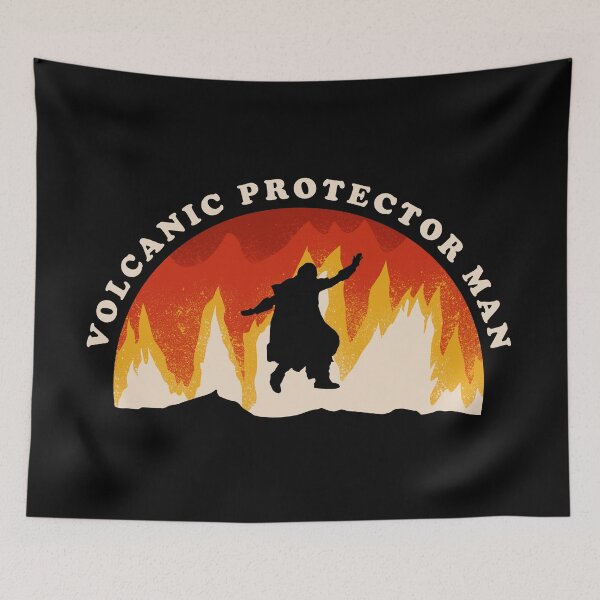 Item preview, Volcanic Protector Man ✅ - Fire Saga designed and sold by sachpica.