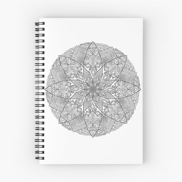 Item preview, Black and White Mandala Pattern designed and sold by Minima-Vulpes.