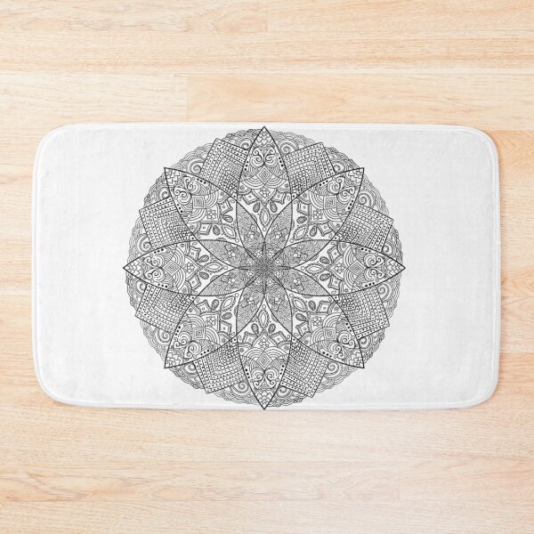 Item preview, Black and White Mandala Pattern designed and sold by Minima-Vulpes.