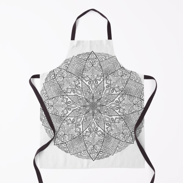 Item preview, Black and White Mandala Pattern designed and sold by Minima-Vulpes.