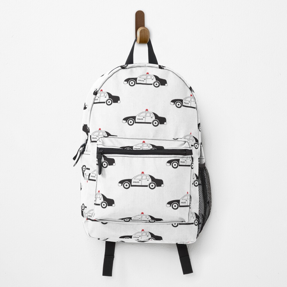 police car backpack