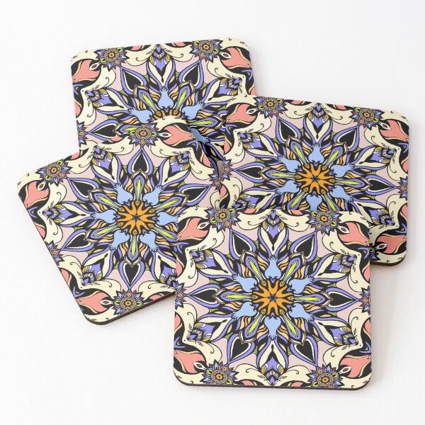 Item preview, abstract mandala pattern #17 designed and sold by MandalaFlowerArt.
