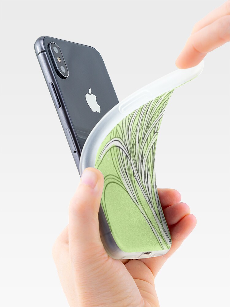 Alternative Ansicht von MUSTER GRÜN iPhone-Hülle & Cover