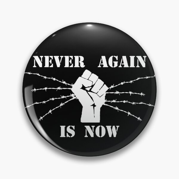 Item preview, Never Again Is Now (white text) designed and sold by froggybsb03.